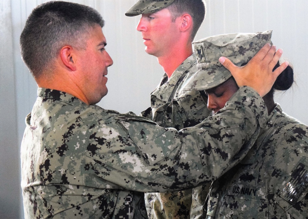 Navy Seabees Promoted in Bulgaria During Operation Resolute Castle