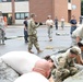 Service members set up veterinary hospital tents for Healthy Cortland IRT event