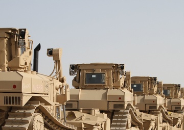 Bulldozers shipment for Iraq Train and Equip Funding