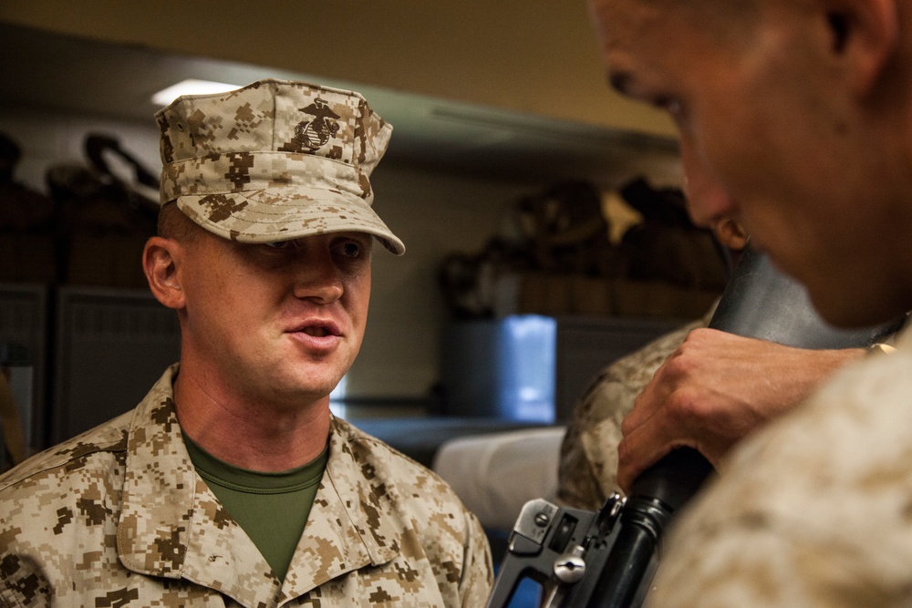 Charlie Co. Platoon Commander's Inspection