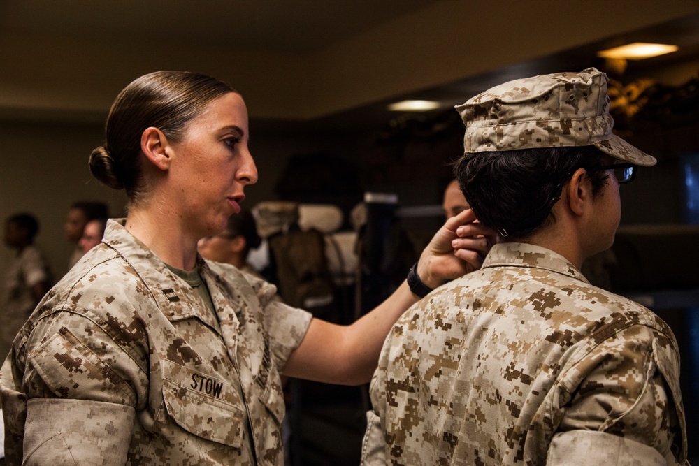 Charlie Co. Platoon Commander's Inspection