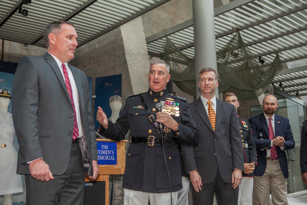 Marine Corps War Memorial Sunset Parade, July 05, 2016