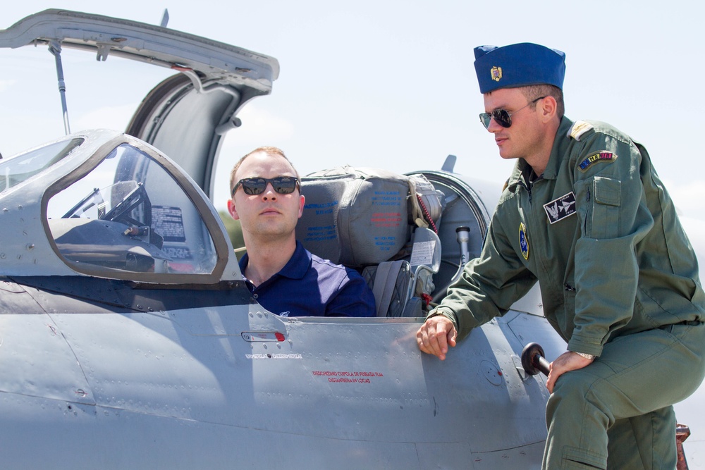 Congressional staff members visit Mihail Kogalniceanu Air Base