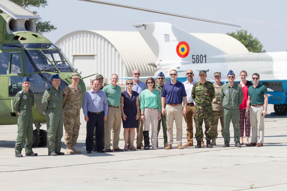 Congressional staff members visit Mihail Kogalniceanu Air Base