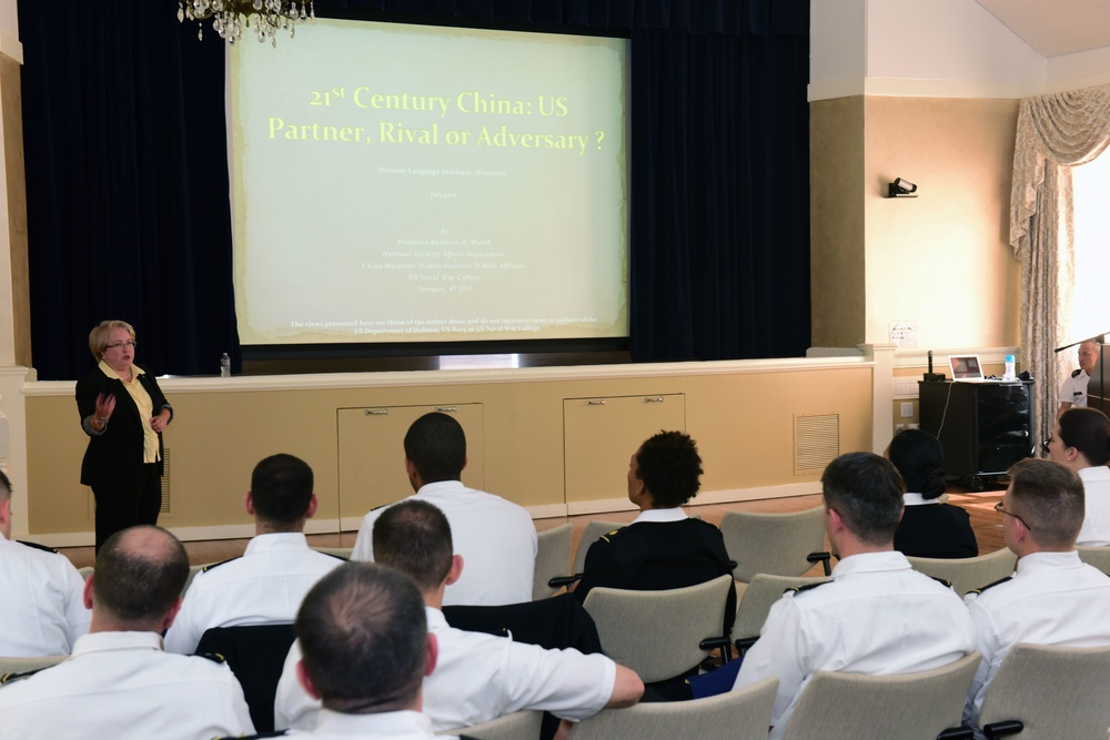 Naval War College professor discusses China at Monterey language school