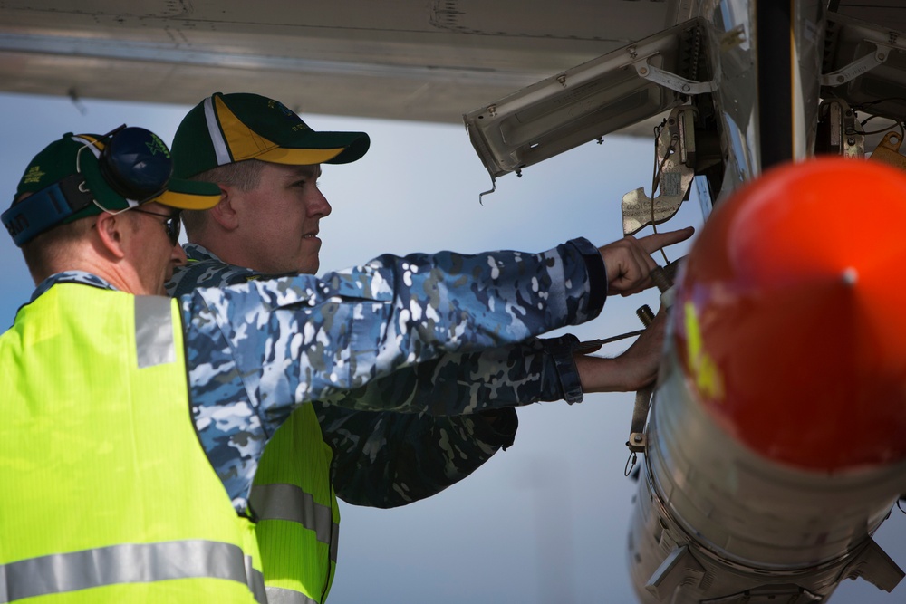 P-3 Orion Harpoon missile loading