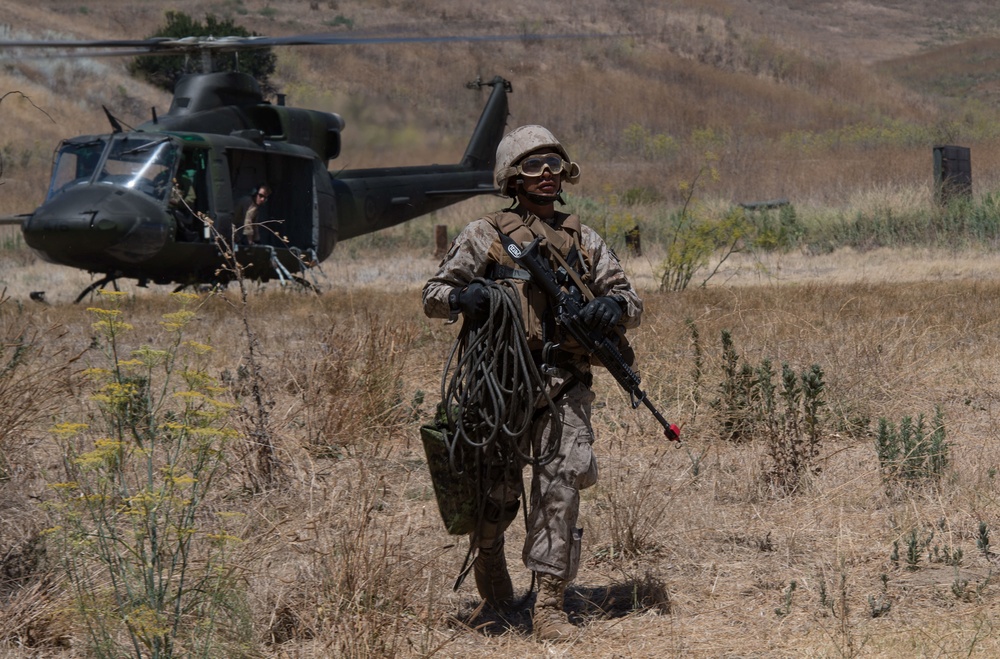 Chile, Canada conduct training at Camp Pendleton during RIMPAC 16