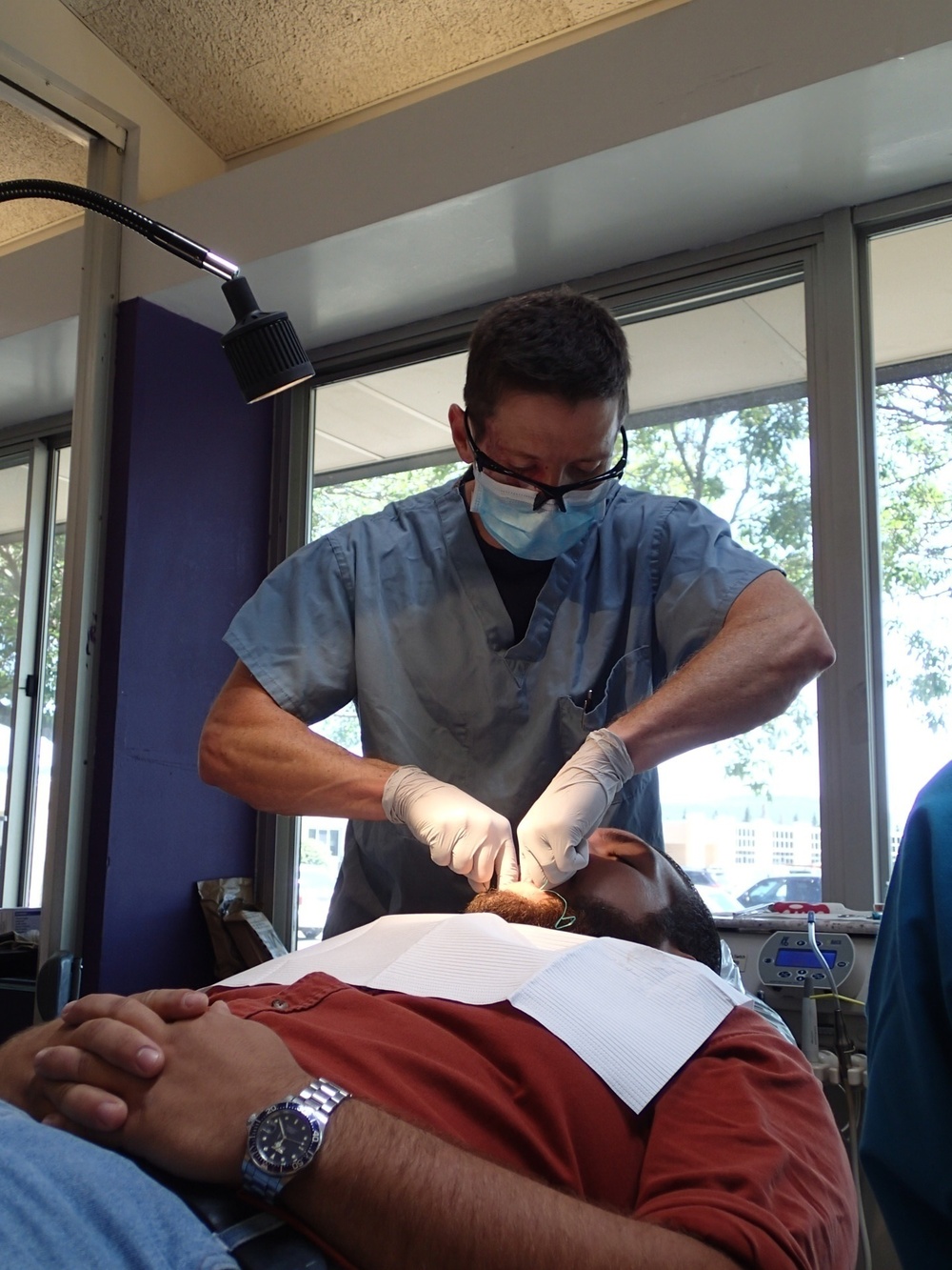 Service member provides dental care during IRT event in Norwich, N.Y.