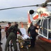 Coast Guard medevacs 2 from grounded boat off the Bolivar Penisula in Texas