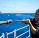 USS Mobile Bay (CG 53) Conducts Maintenance