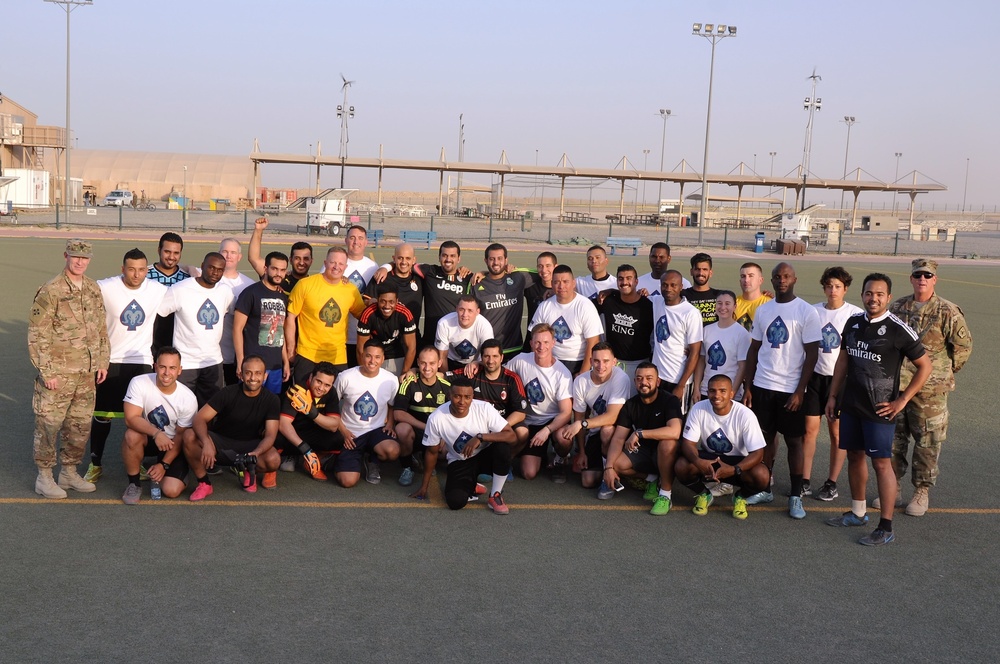 U.S. vs. Kuwait Ministry of Interior friendly soccer game photo 1 of 4