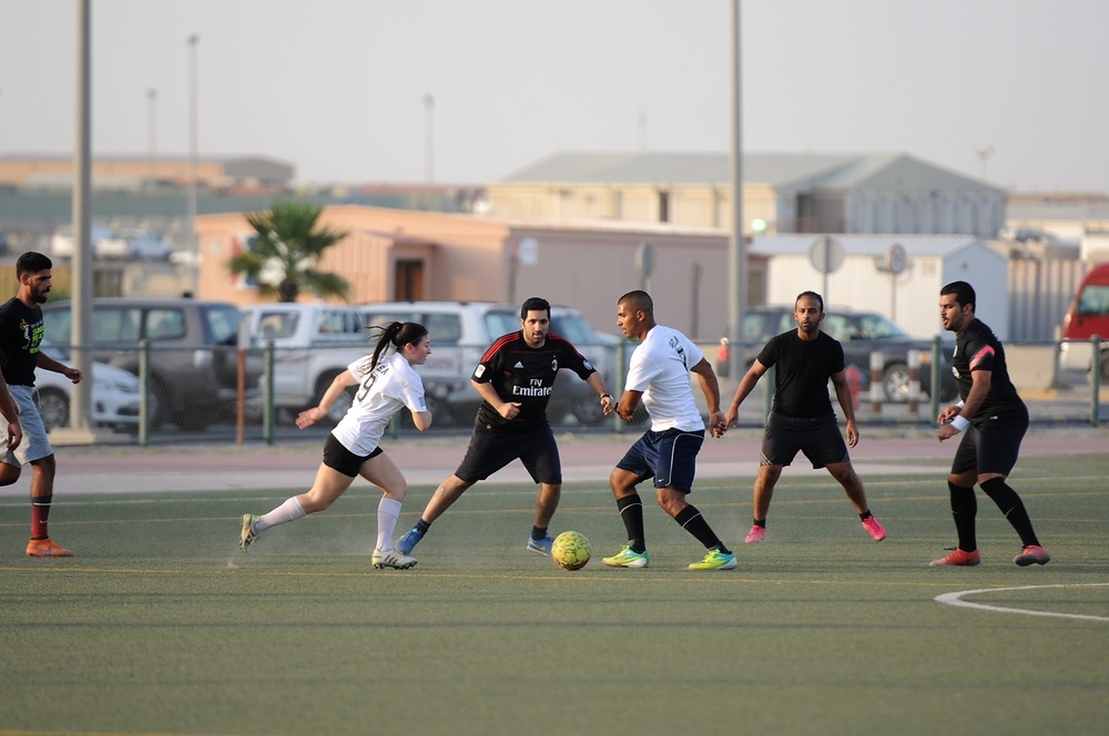 U.S. vs. Kuwait Ministry of Interior friendly soccer game photo 3 of 4