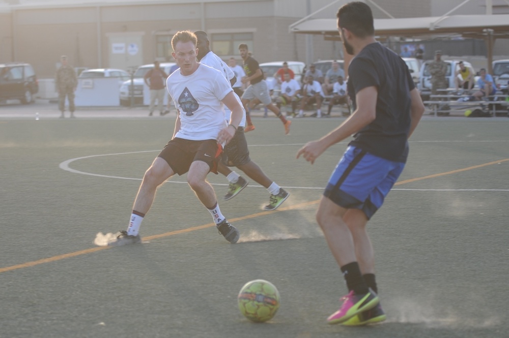 U.S. vs. Kuwait Ministry of Interior friendly soccer game photo 4 of 4
