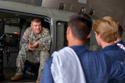 USA Baseball Team visits NCNG; Teamwork on the ball field, Teamwork on the battlefield