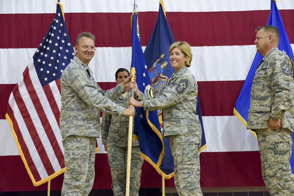 Chief Master Sgt. Amy Giaquinto becomes Command Chief of New York Air National Guard