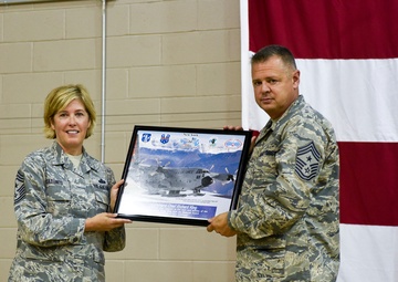 Chief Master Sgt. Amy Giaquinto becomes Command Chief of New York Air National Guard