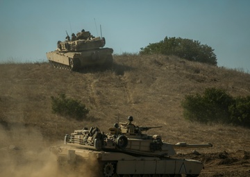 4th Tanks send rounds down range on Camp Pendleton
