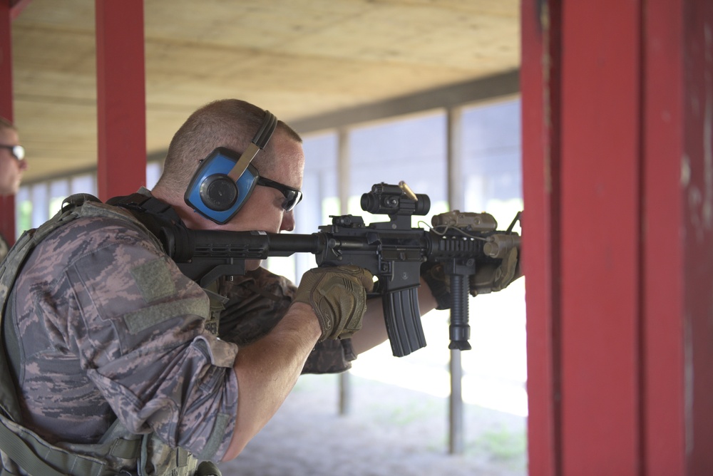 Security Forces weapons proficiency training