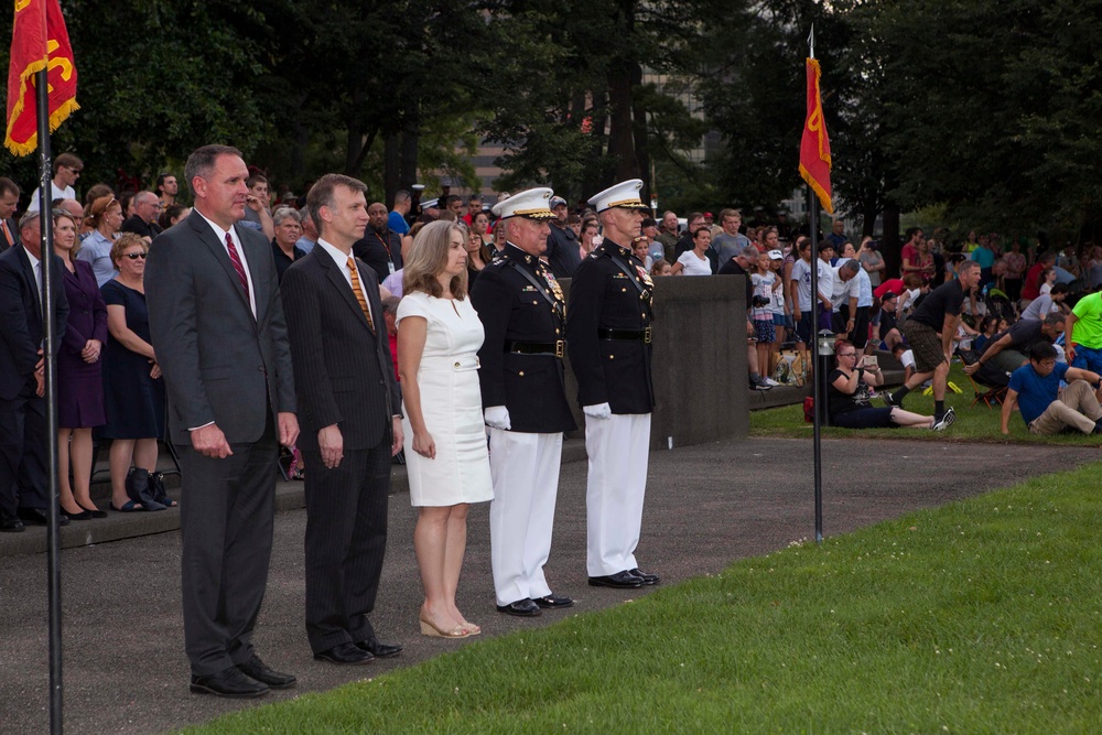 Marine Corps War Memorial Sunset Parade, July 05, 2016