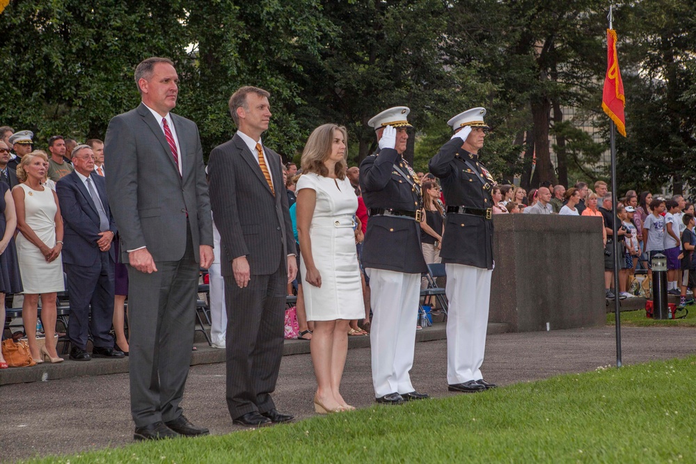 Marine Corps War Memorial Sunset Parade, July 05, 2016