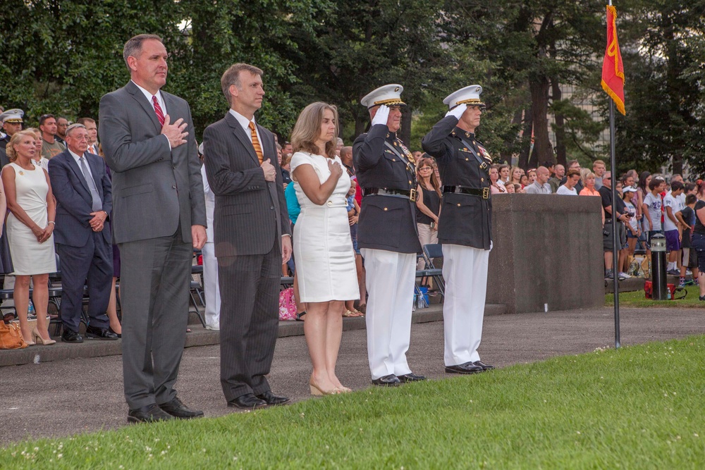 Marine Corps War Memorial Sunset Parade, July 05, 2016