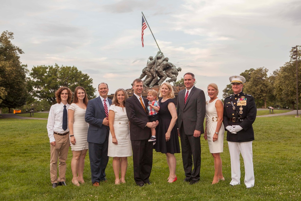 Marine Corps War Memorial Sunset Parade, July 05, 2016