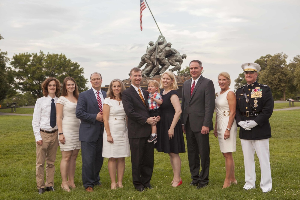 Marine Corps War Memorial Sunset Parade, July 05, 2016