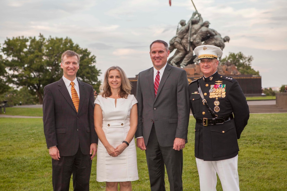 Marine Corps War Memorial Sunset Parade, July 05, 2016