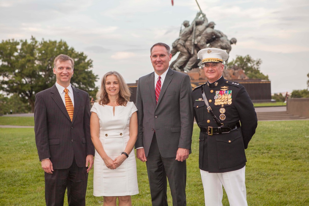 Marine Corps War Memorial Sunset Parade, July 05, 2016