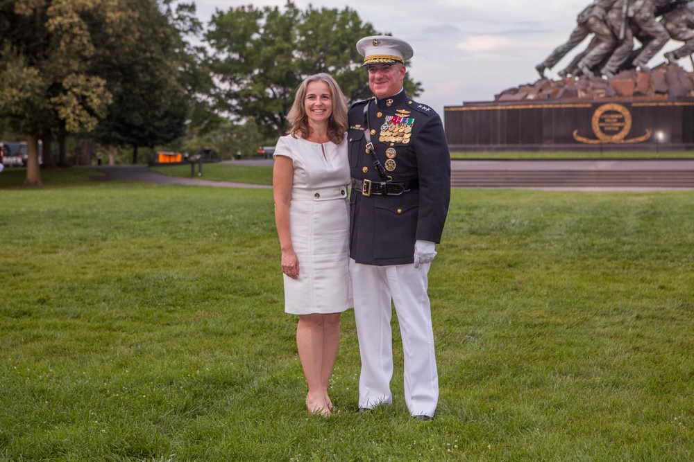 Marine Corps War Memorial Sunset Parade, July 05, 2016