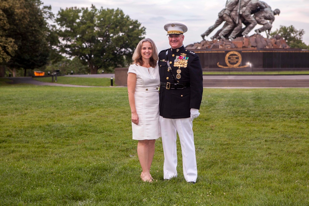 Marine Corps War Memorial Sunset Parade, July 05, 2016