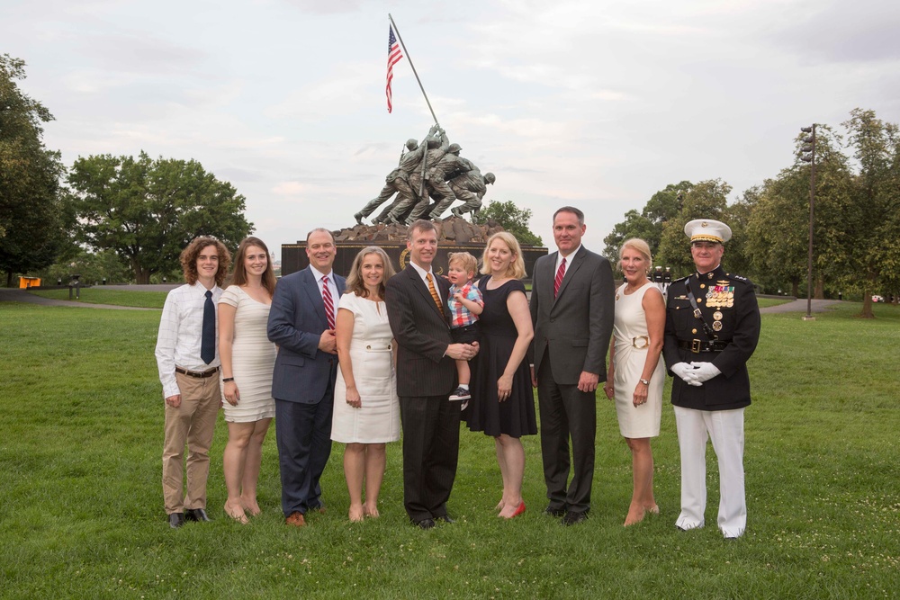 Marine Corps War Memorial Sunset Parade, July 05, 2016