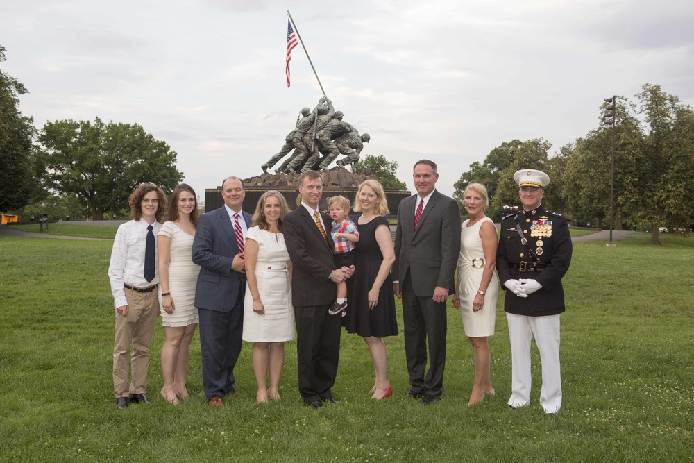 Marine Corps War Memorial Sunset Parade, July 05, 2016