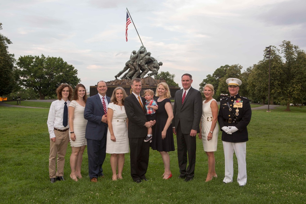 Marine Corps War Memorial Sunset Parade, July 05, 2016