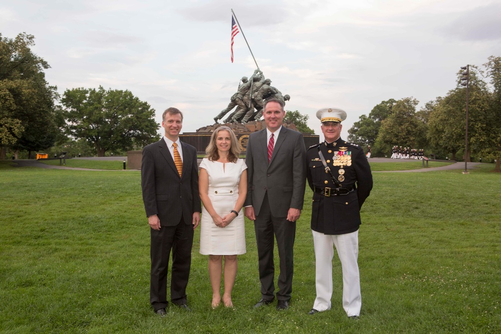 Marine Corps War Memorial Sunset Parade, July 05, 2016