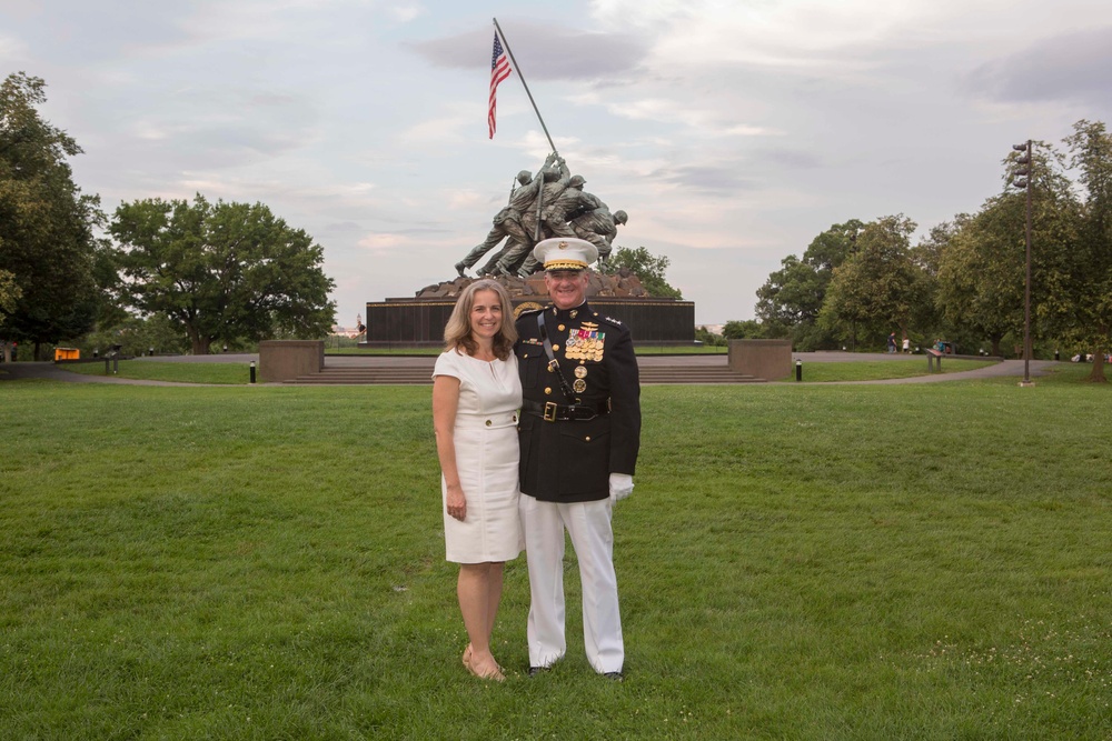 Marine Corps War Memorial Sunset Parade, July 05, 2016