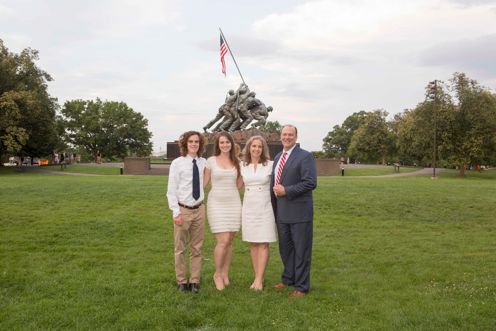 Marine Corps War Memorial Sunset Parade, July 05, 2016