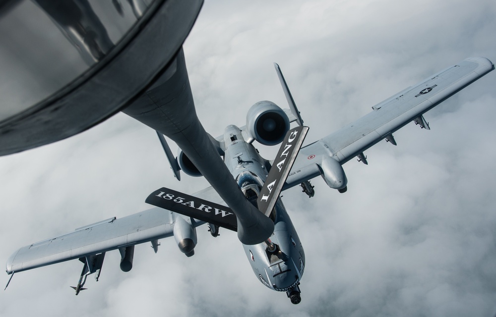 KC-135, A-10s support NATO ally