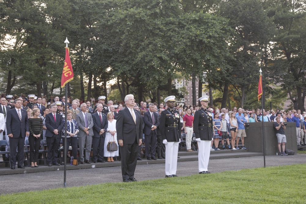 The Marine Corps War Memorial Sunset Parade July 12, 2016