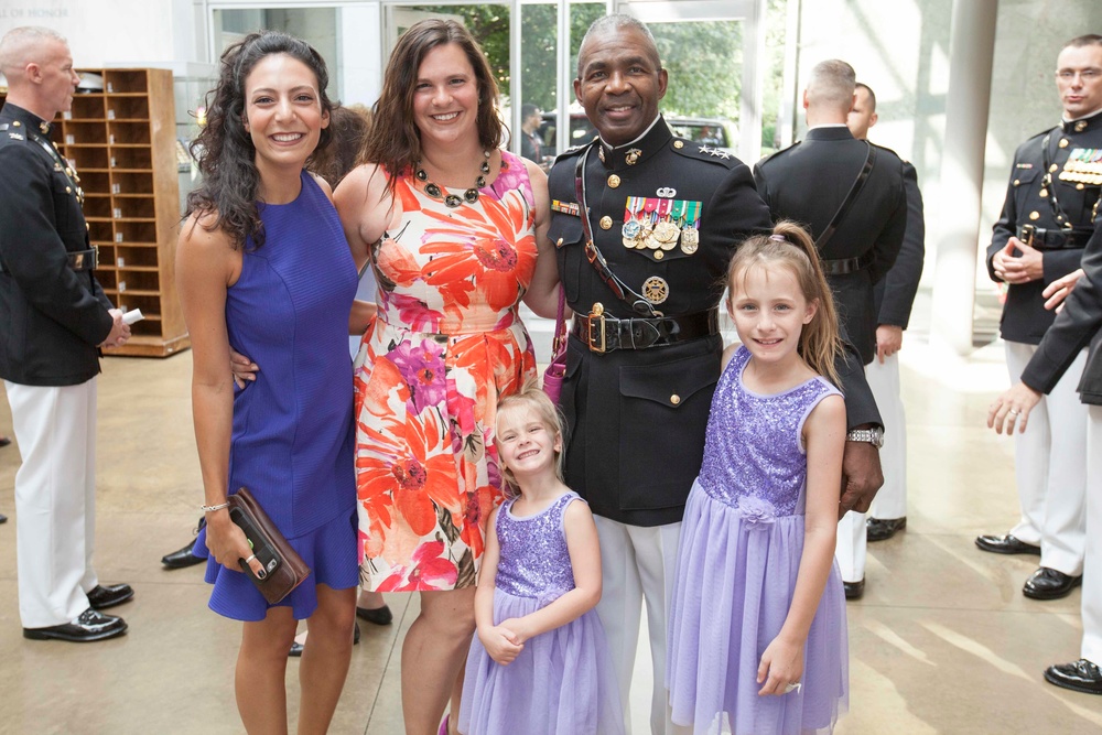 The Marine Corps War Memorial Sunset Parade July 12, 2016