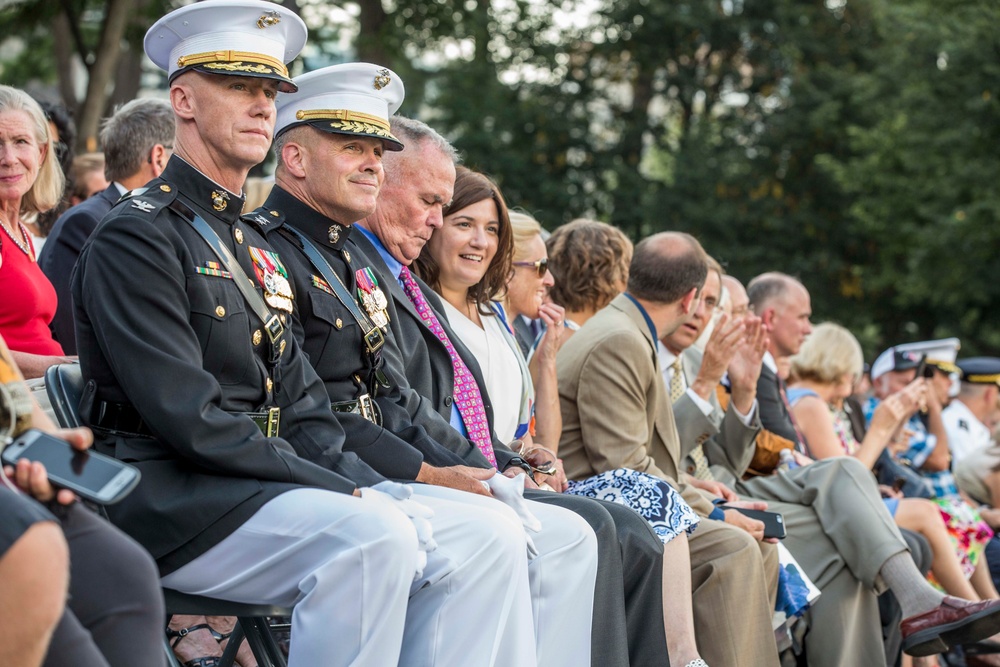 Marine Barracks Washington Sunset Parade July 19, 2016