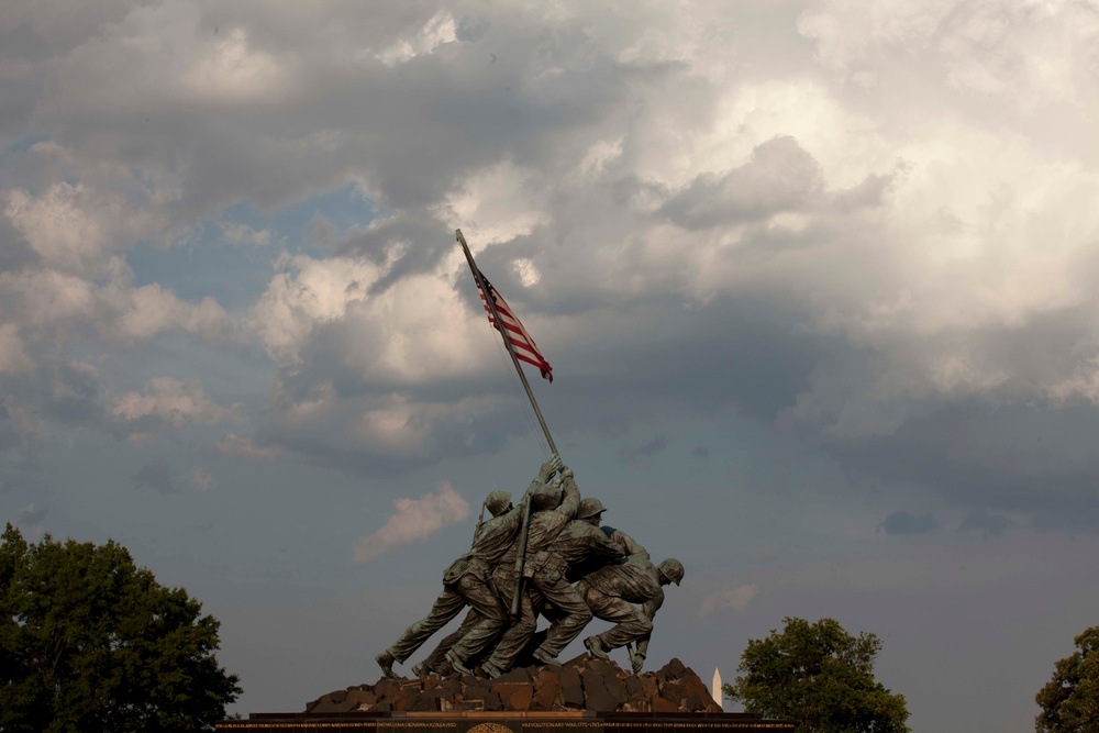 Marine Barracks Washington Sunset Parade July 19, 2016