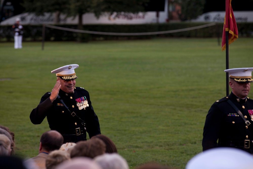 Marine Barracks Washington Sunset Parade July 19, 2016