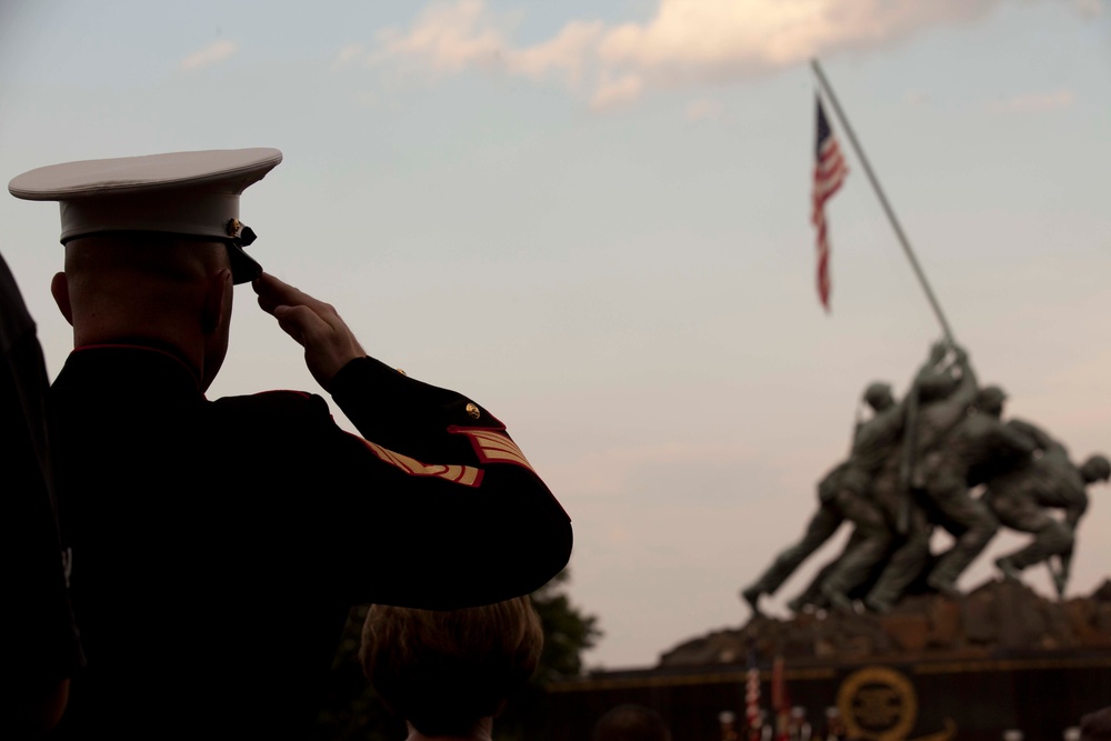 Marine Barracks Washington Sunset Parade July 19, 2016