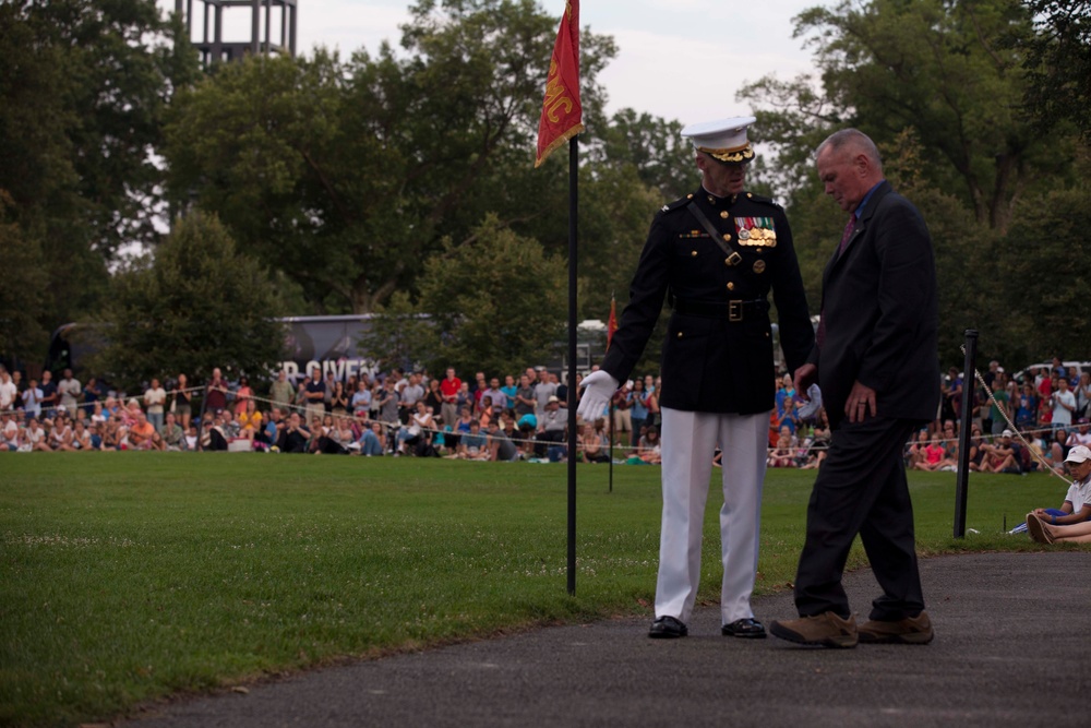 Marine Barracks Washington Sunset Parade July 19, 2016