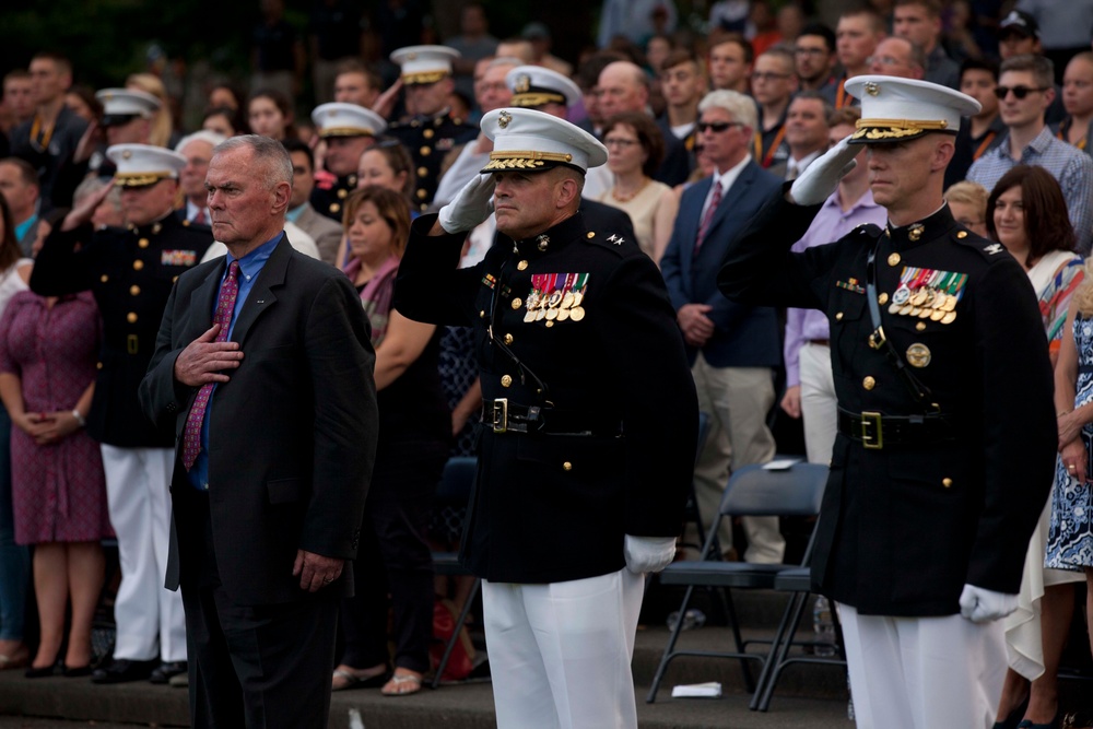 Marine Barracks Washington Sunset Parade July 19, 2016