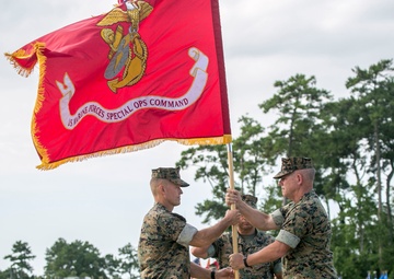 MARSOC Raiders welcome new commander, say farewell to Maj. Gen. Osterman