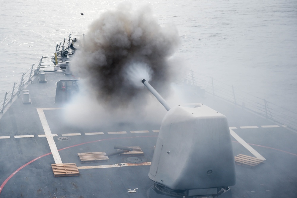 USS Stethem Conducts Exercises Underway During CARAT