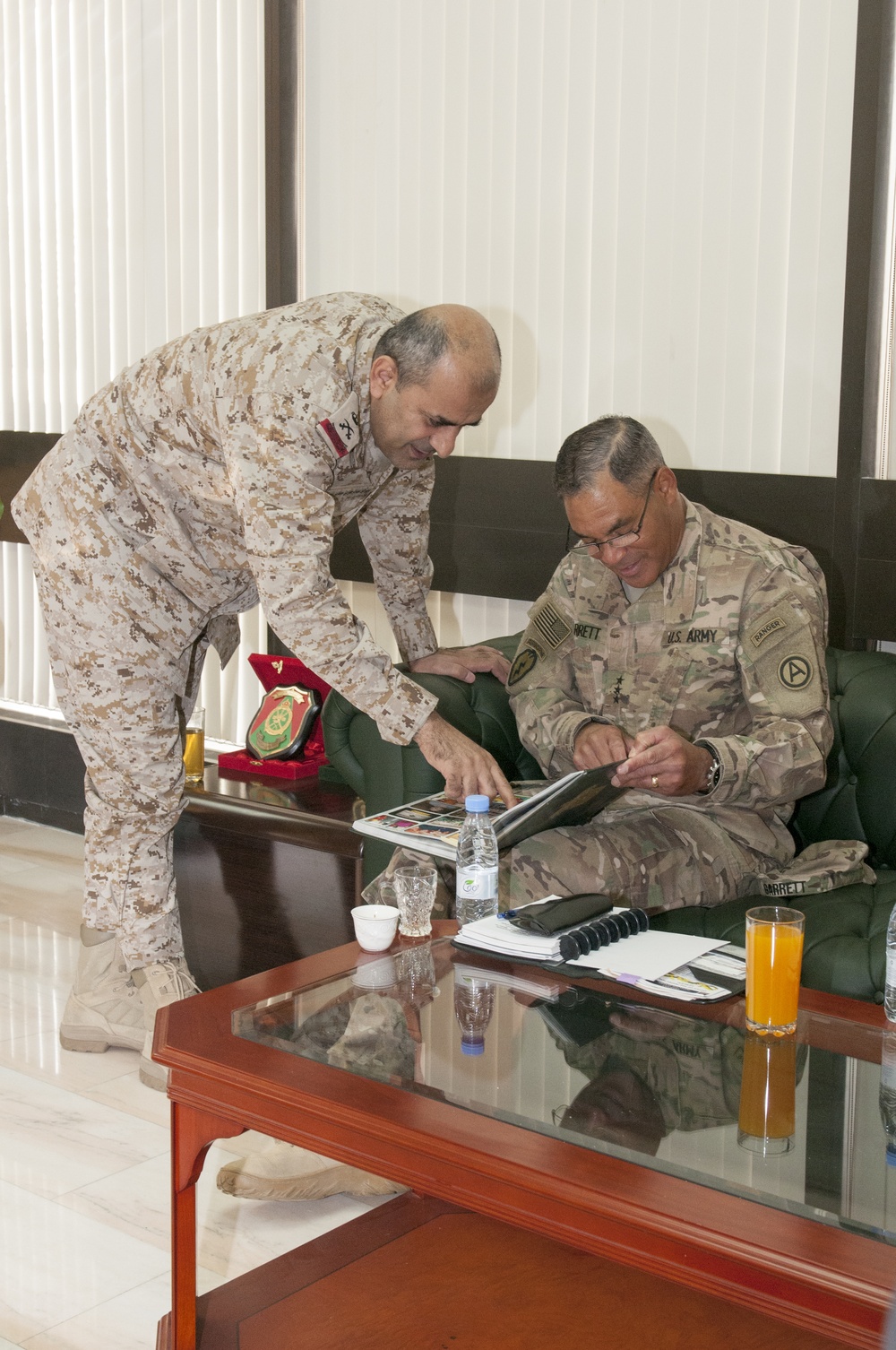 ARCENT Commander visits KSA tours Royal Saudi Land Forces Infantry and Artillery Institutes