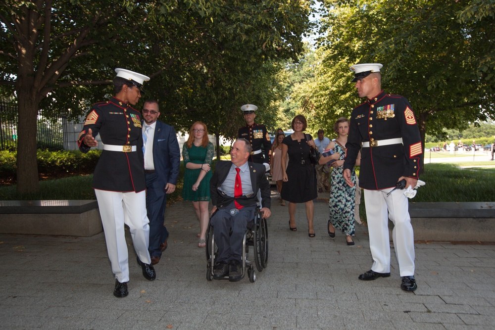 Marine Corps War Memorial Sunset Parade, June 28, 2016